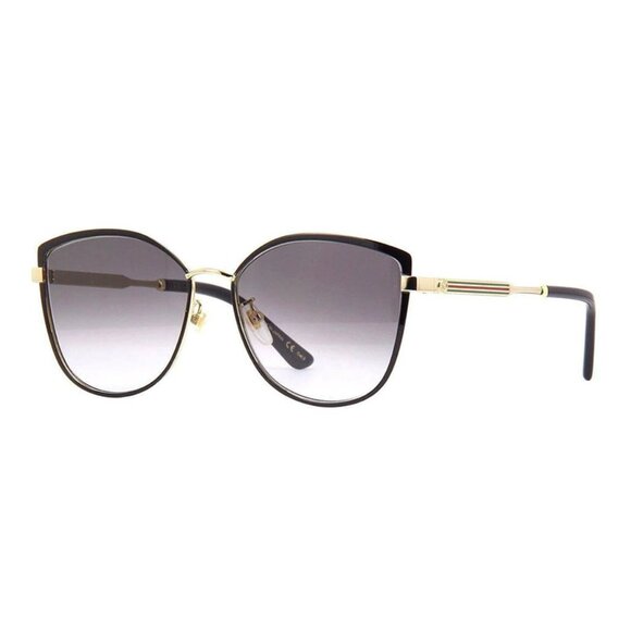 NEW GUCCI GG0589SK 001 WOMEN GREY SUNGLASSES GUCCI - Picture 1 of 4